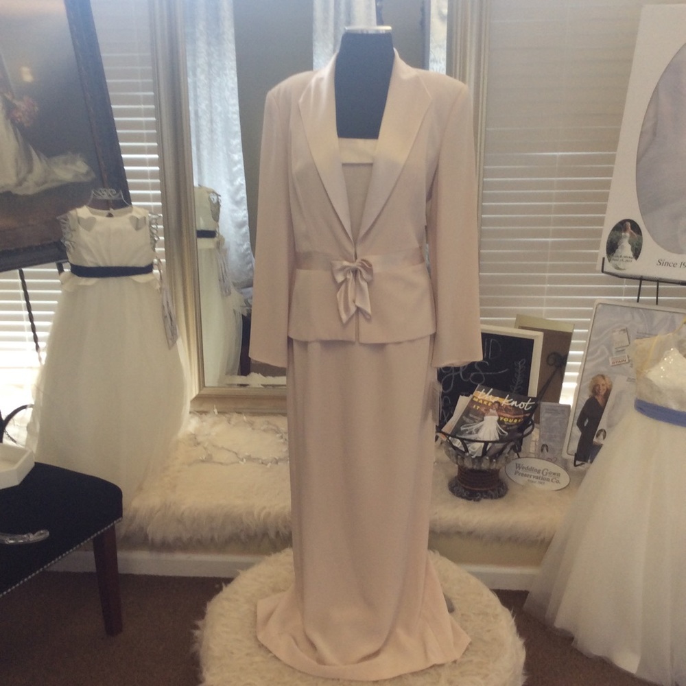 Champagne Dress with jacket